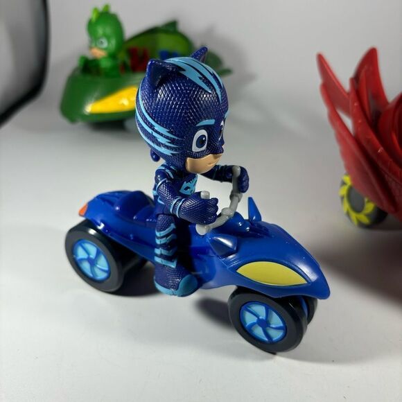 PJ Masks Vehicle & Figure Lot Owlette‎ Gekko - Picture 5 of 7